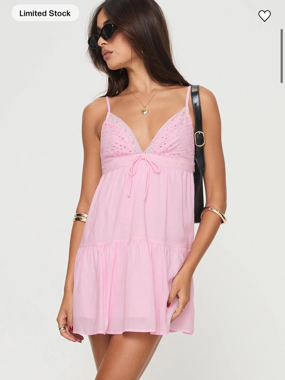 Princess Polly Nicoletta Mini Dress in Light Pink, size 6. NWT - Picture 2 of 16